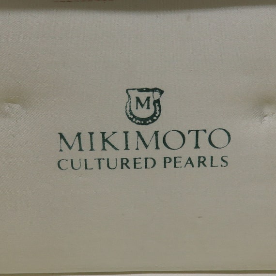 Vintage Mikimoto Pearl Strand Graduated 19 inchs … - image 8