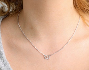 Butterfly Sterling Silver Necklace