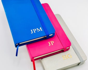 Personalised Small A6 Notebook, plain 100 sheets,journal,personalised journal