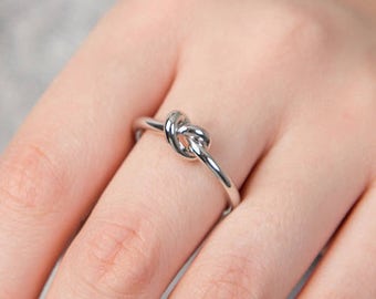 Friendship Knot Adjustabe Ring
