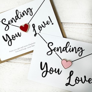 Senden Sie Liebe Postkarte, personalisierte Karte, denken an Sie Karte, nachdenkliche Karte, personalisierte Muttertagskarte