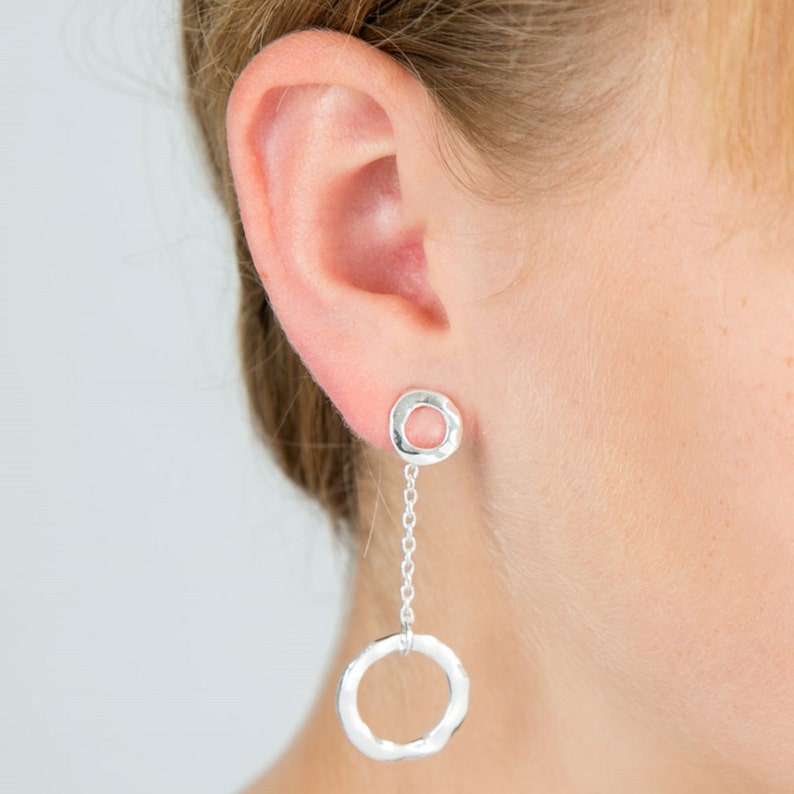 Circle Two Way Earrings