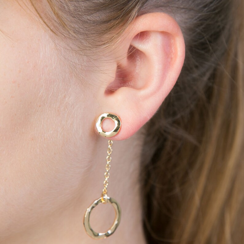 Circle Two Way Earrings