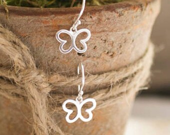 Sterling Silver Butterly Earrings