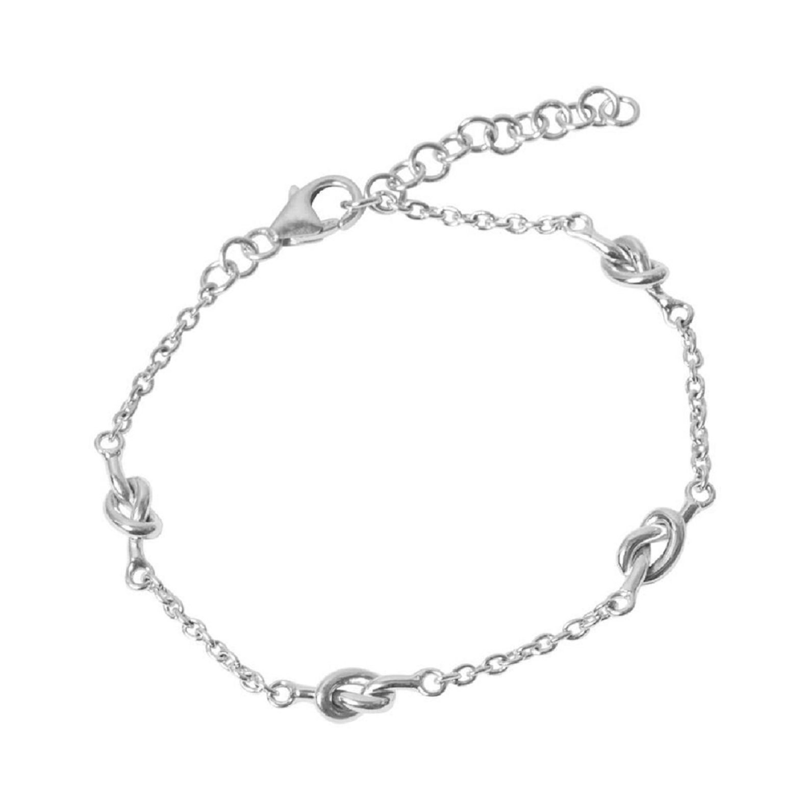 Friendship Knot Sterling Silver Bracelet Significant Etsy UK