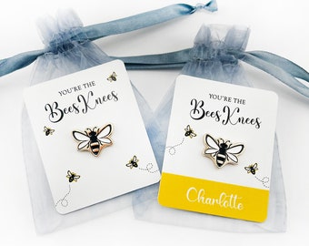 Bee pin badge,Bee Brooch,  Bee happy Bee amazing Bee fabulous, personalised pin badge, cute bee, bee enamel pin badge