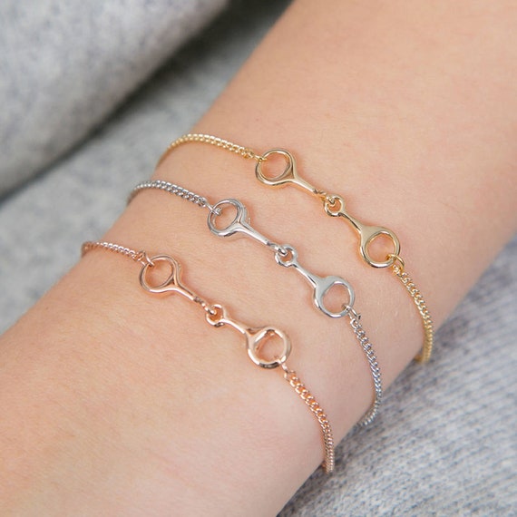 Rose Gold Snaffle Bit Bracelet Rose Gold Snaffle Bit Bracelet