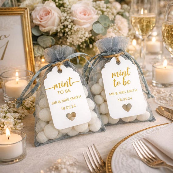 100 Etichette Personalizzate Per Bomboniere Matrimonio | Darling Souvenir 4x5,5 Cm, Carta Di Qualità, Fatte Su Misura
