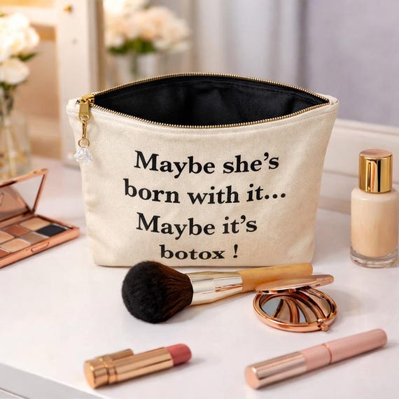 cheap pvc travel makeup bag quotes Leave a Little Sparkle Wherever You Go Cotton Canvas Cosmetic The Cotton & Canvas Co this bag is built to last Cosmetic Bag with Sayings -
