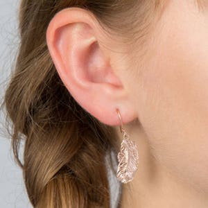 Simple Feather Earrings