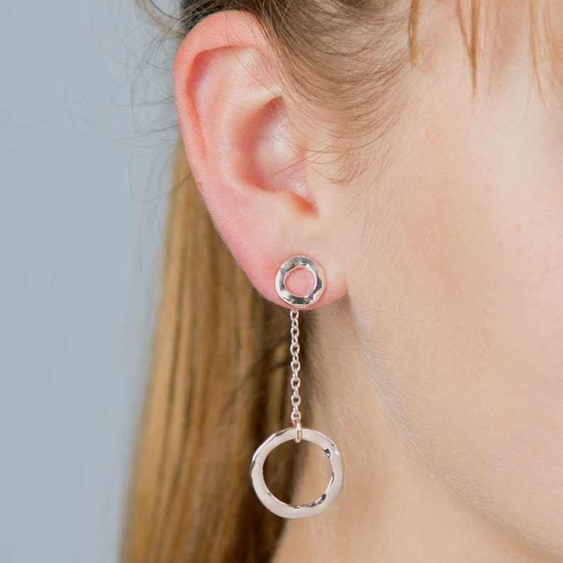 Circle Two Way Earrings