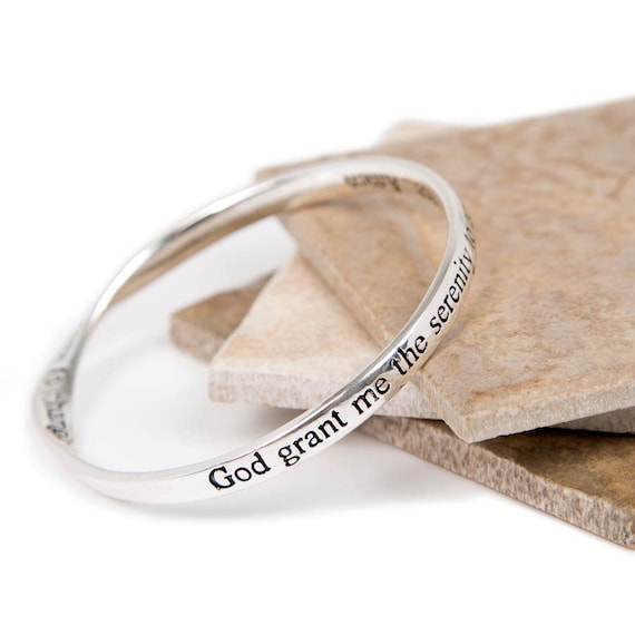 Serenity prayer bangle best sale