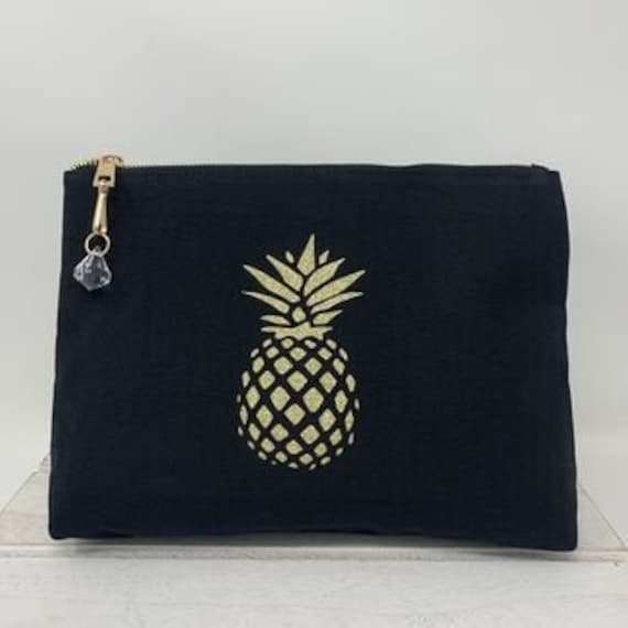 Pineapple makeup bag deals