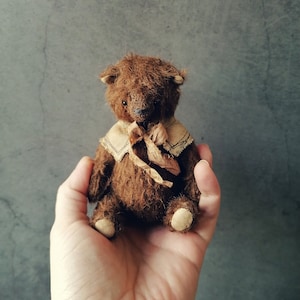 New Mohair Teddy Bear PATTERN 12cm