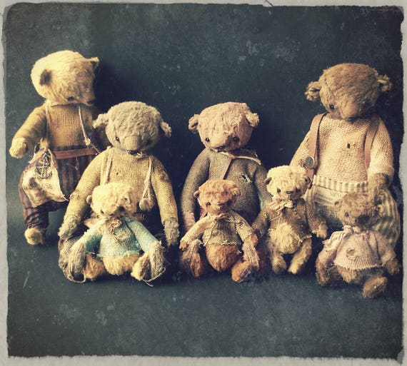 Teddy bear pattern 7.5 inch