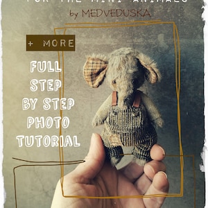Clothes pattern for mini animals more Full Tutorial