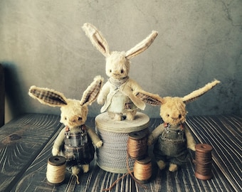 Artist mini teddy  Bunny Pattern