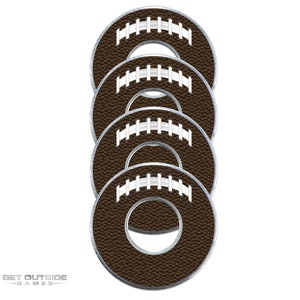 4 Football VVashers - Washer Toss Game Washers by Get Outside Games