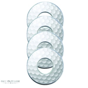 4 Golf Ball VVashers - Washer Toss Game Washers by Get Outside Games