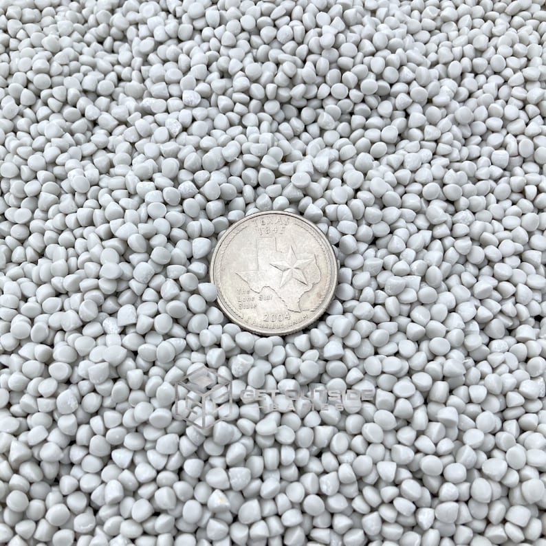 8 lbs Heavy Plastic Poly Pellets for Cornhole Bags, Craft Projects & Weighted Blankets image 1