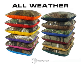 8 Camo Premium Series Cornhole Bags – Regulation Size & Weight - All Weather