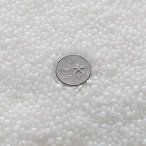 Light Plastic Poly Pellets for Craft Projects and Weighted Blankets - 4, 5, 8, 10, 13, 17, 34, 45 lbs