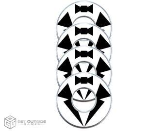 4 Tuxedo VVashers - Washer Toss Game Washers by Get Outside Games
