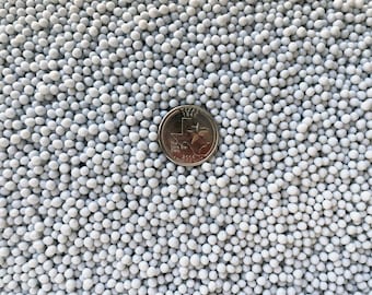 Ball Round Plastic Poly Pellets for Cornhole Bags, Craft Projects & Weighted Blankets - 6, 8, 11, 14, 18, 24, or 45 lbs