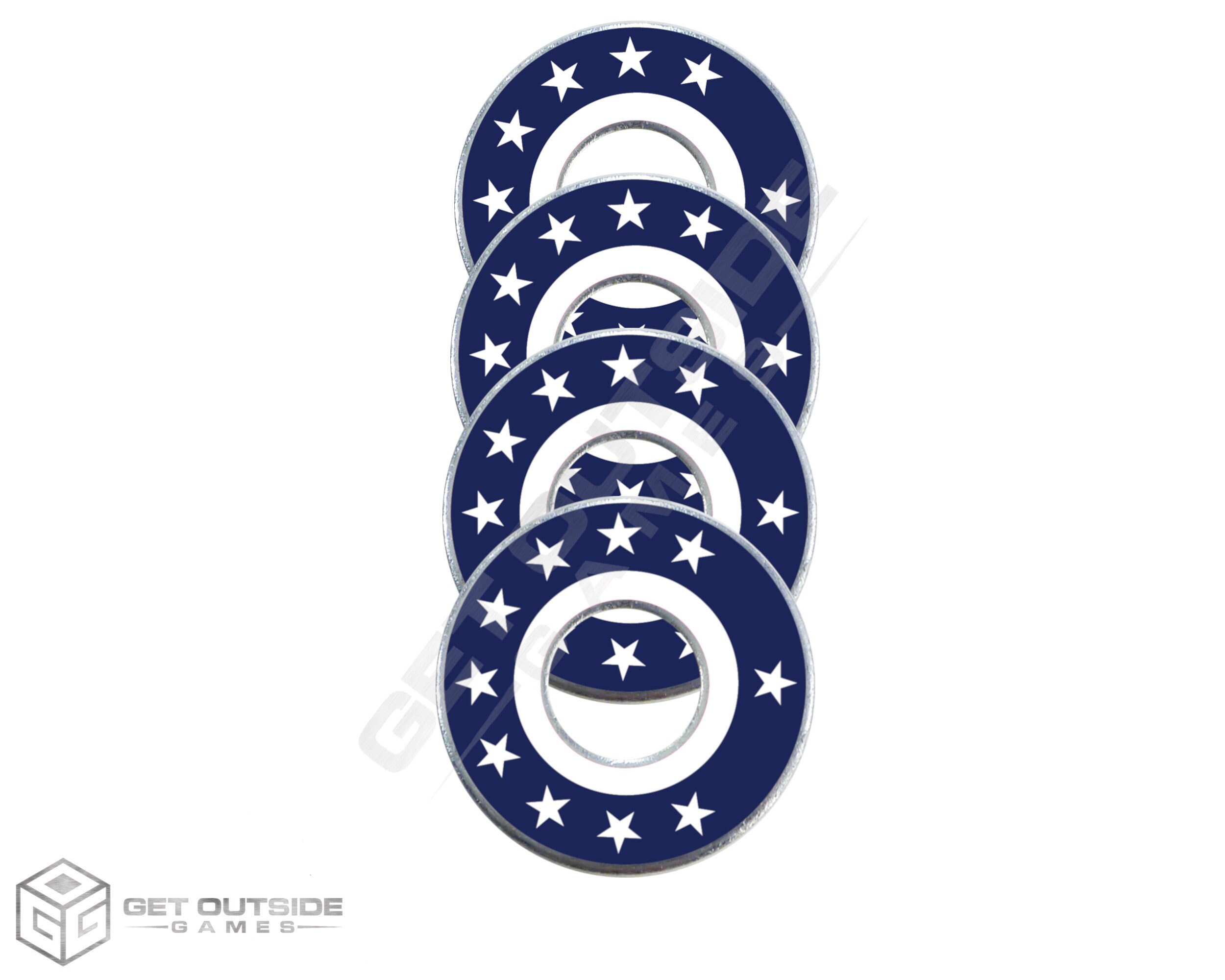 4 Ohio Flag Vvashers Washer Toss Game Washers by Get Outside - Etsy Israel