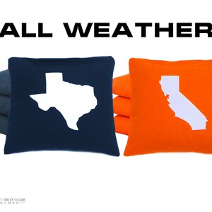 8 Solid State Classic Series Cornhole Bags – All Weather