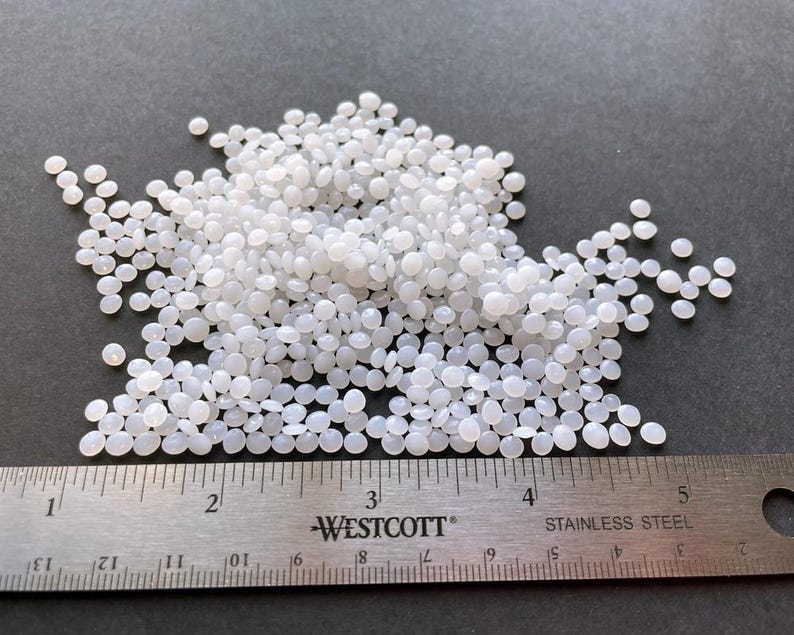 45 lbs Light Plastic Poly Pellets for Craft Projects and Weighted Blankets - Bulk Boxes image 2