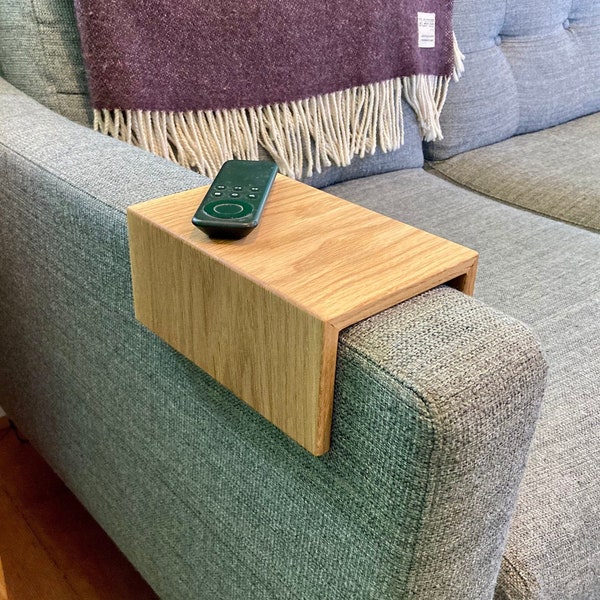 Couch Arm Table - Oak