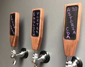 Handcrafted Walnut Tap Handle - Short