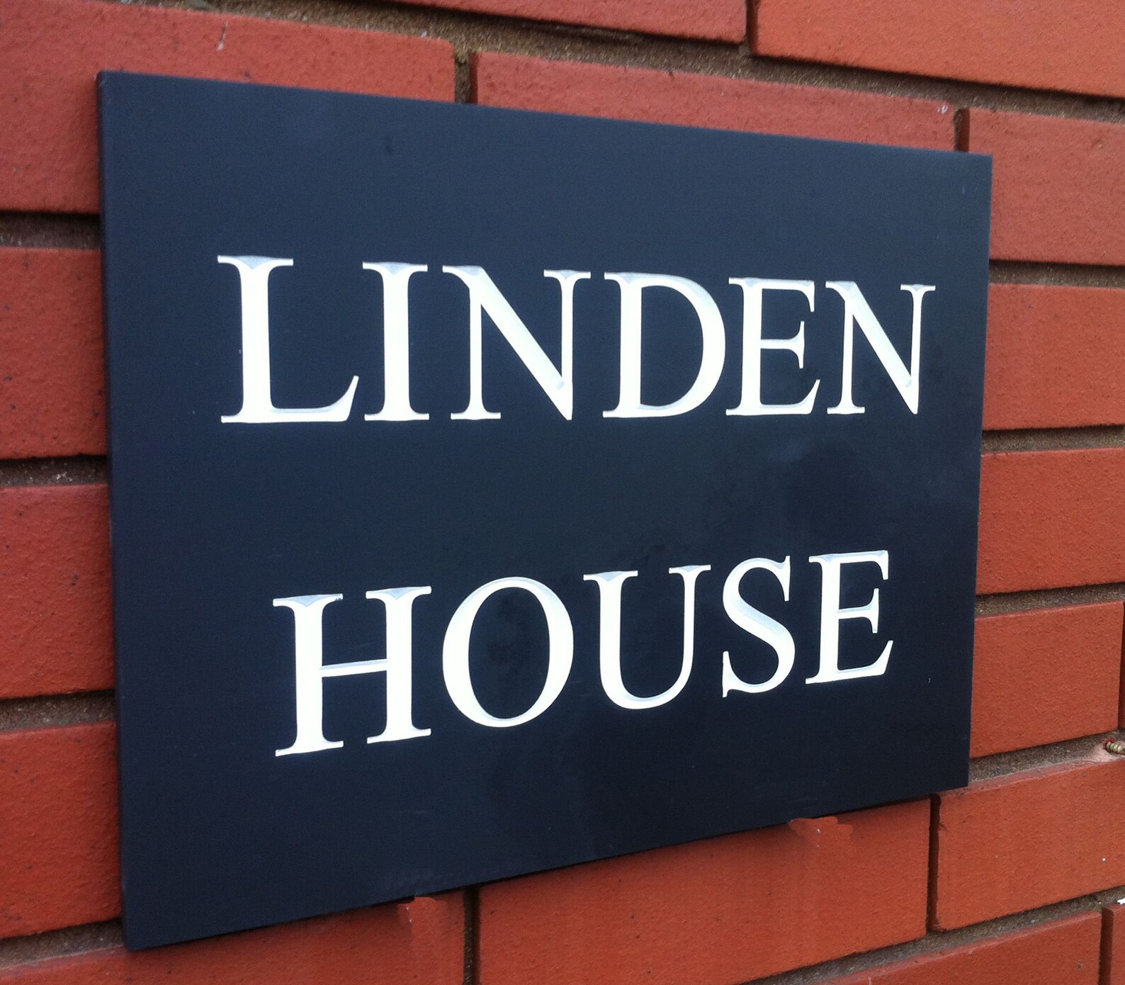 Personalised Deep Engraved Slate House Sign Etsy Australia