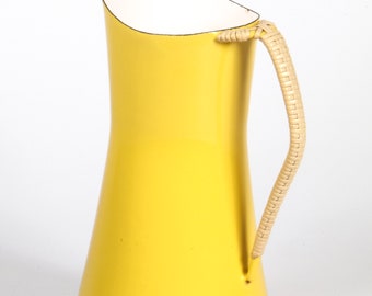 Jens Quistgaard Dansk Kobenstyle Pitcher Lemon Yellow Denmark IHQ JHQ Mid Century Modern MCM Danish Modern