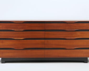 Mid Century Modern  MCM Walnut Dresser Designed by John Kapel for Glenn of California