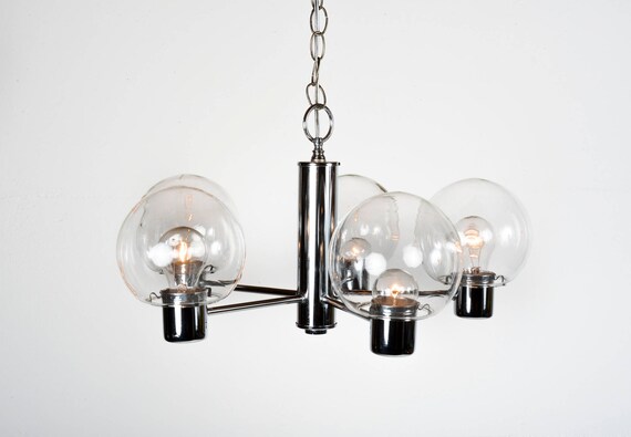 Vintage Mid Century Modern Mcm Modernist Chrome Sputnik Image 0
