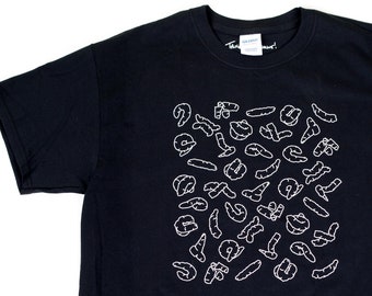 Poop T-Shirt - Screen Print on Black Shirt
