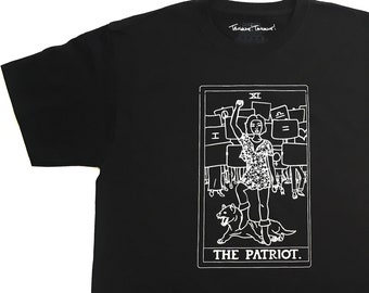 Patriot T-Shirt - Tarot Print on Black Shirt