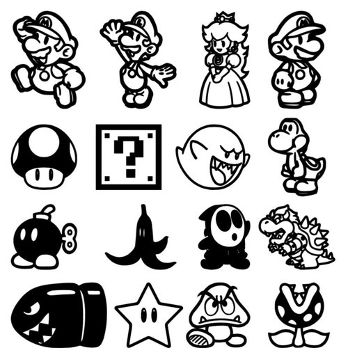 Mario Car Decal you Choose ships Free Etsy