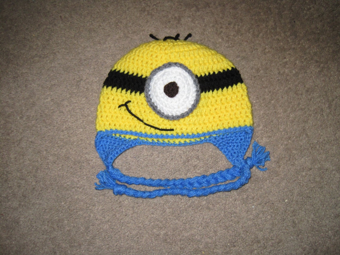 Custom Crochet Minion Hats Etsy