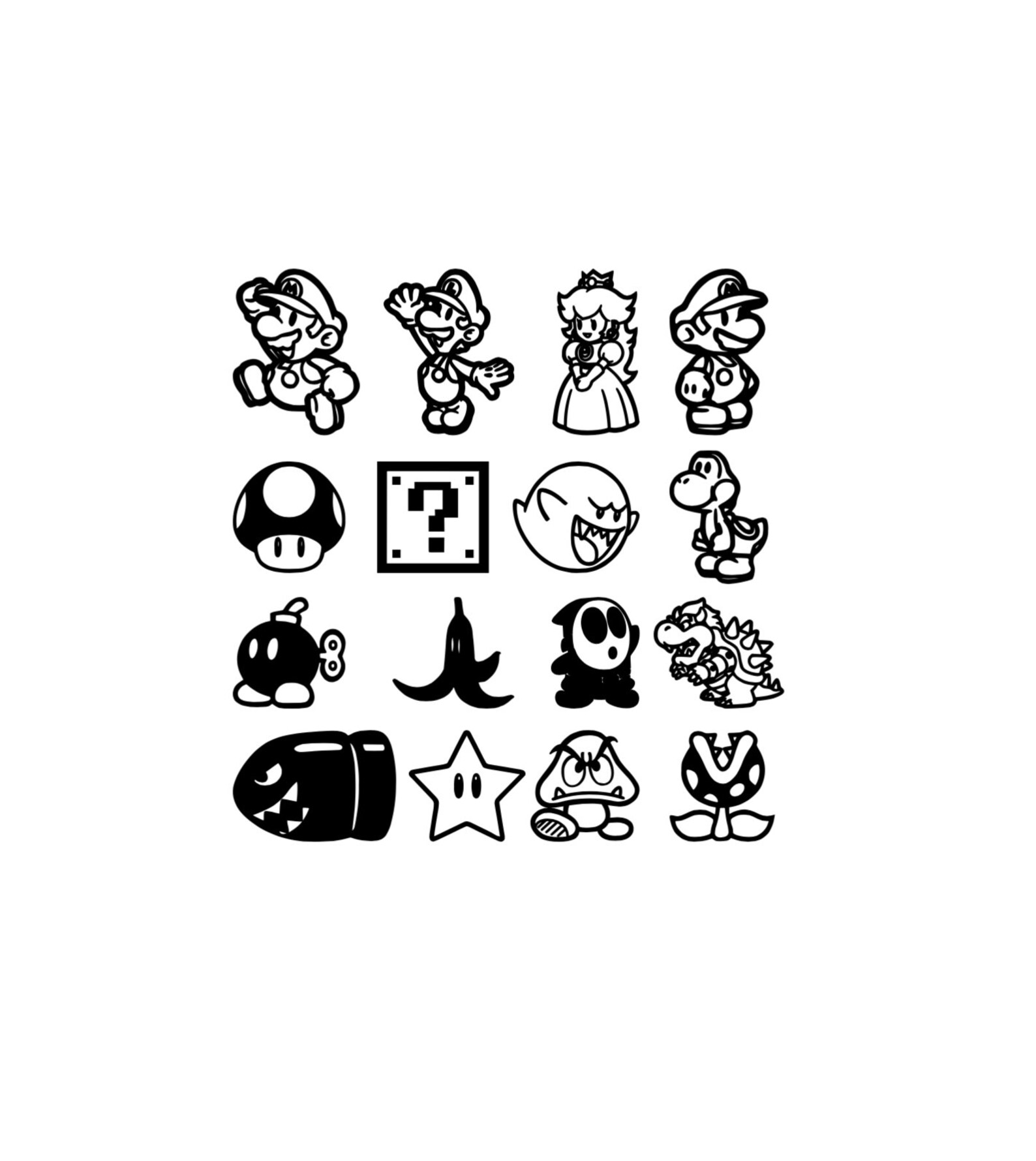 Mario Car Decal you Choose ships Free Etsy