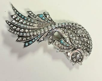 Vintage West Germany marked Fish Brooch Pin