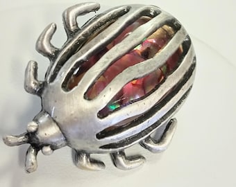 Beetle Brooch Pin Bug Pin