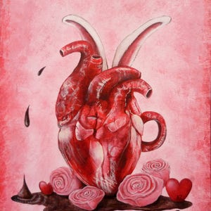 Alice, acrylic on medium, 20x28cm.