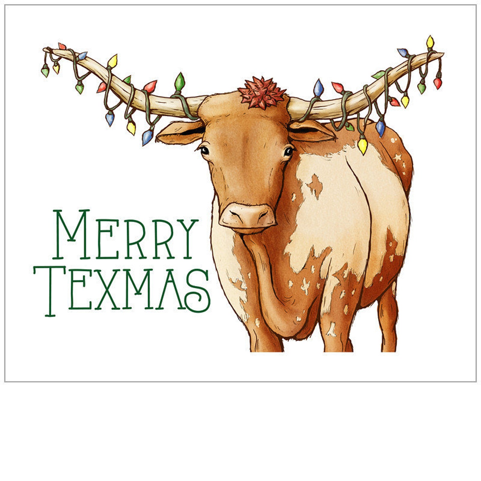 texas-christmas-print-funny-texas-christmas-8x10-art-etsy