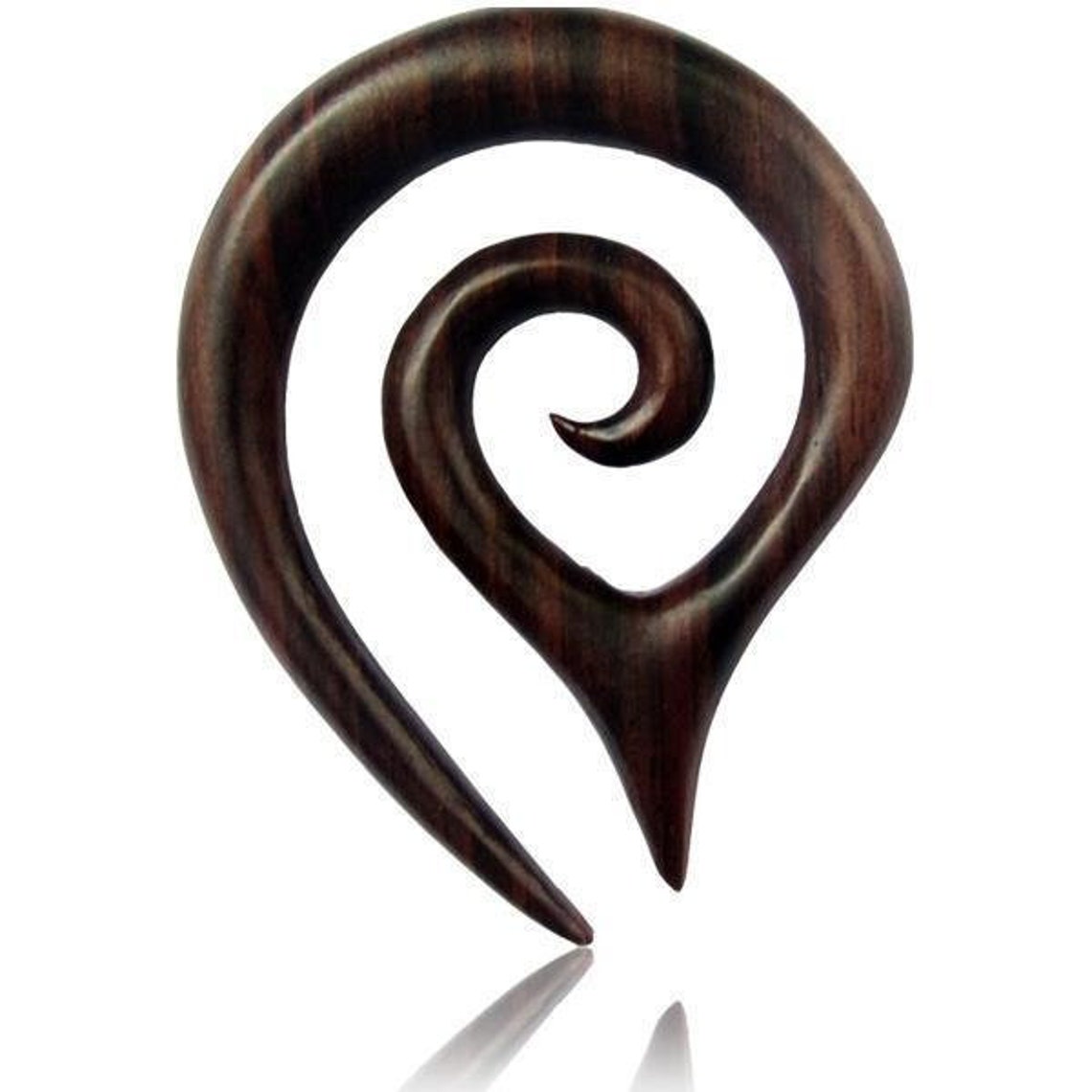 Sonoholz Tribal Piercing Wood Spiral Lace Unisex Expander Etsy