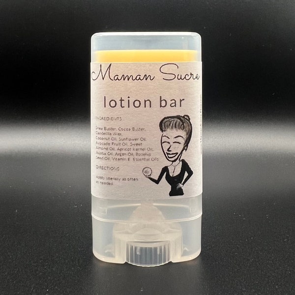 Organic Lotion Bar ~ Solid Lotion Bar ~ Vegan Lotion Stick ~ Lavender Lotion Bar ~ Shea Butter Lotion Bar ~ Body Balm in Tube ~ Body Butter