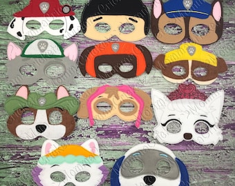 Paw Pups Mask Characters