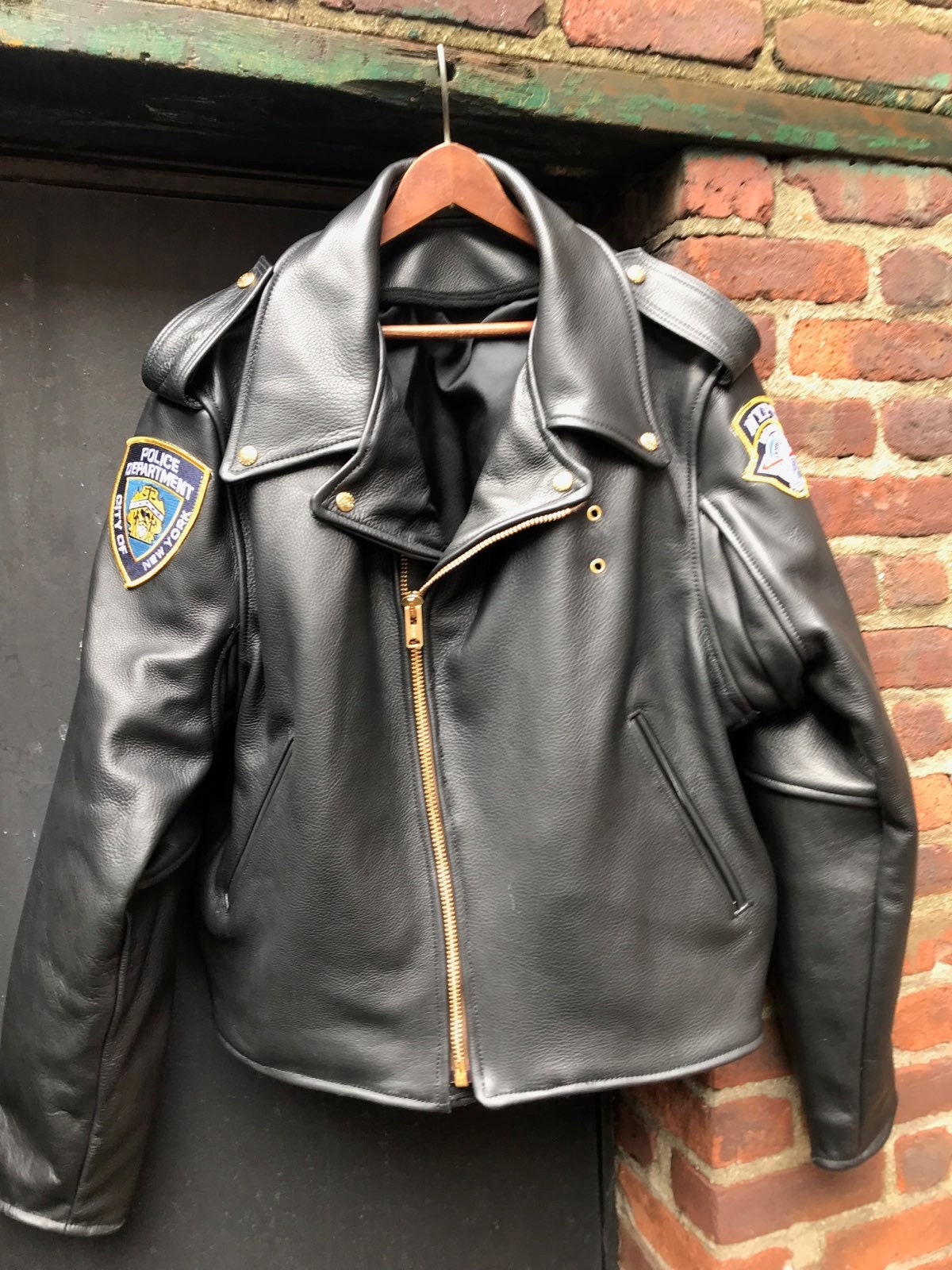 New York Police Nypd Leather Jacket ubicaciondepersonas.cdmx.gob.mx